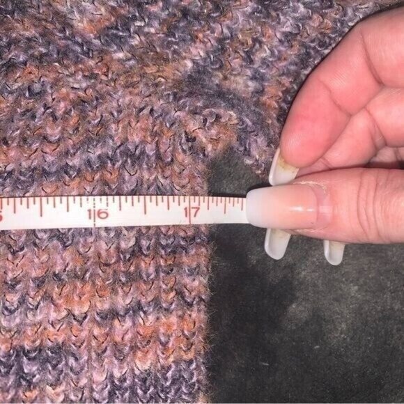 Madewell Space-Dyed Eaton Puff Sleeve Pullover Long Sleeve Sweater Size XS - Picture 9 of 9